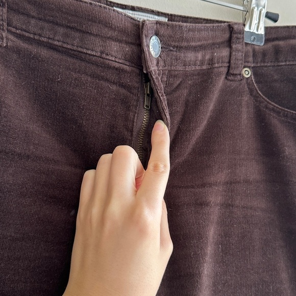 Charter Club Classic Fit Women's Dark Brown/Chocolate Corduroy Jeans, Size 8 - Picture 7 of 13